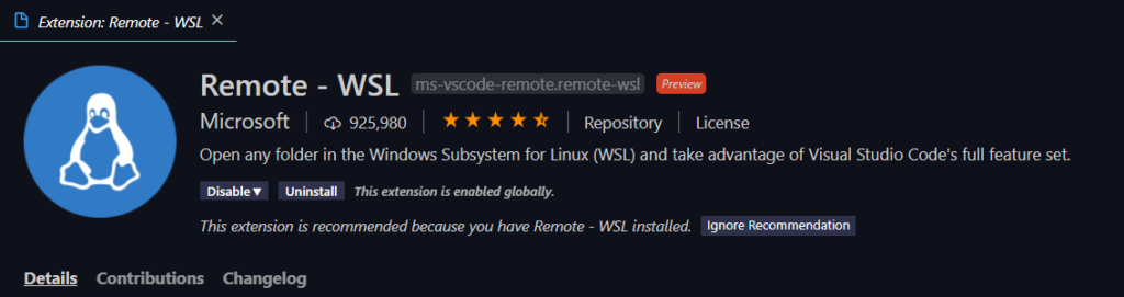 Remote WSL